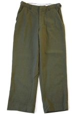 画像2: 80s 米軍 U.S.ARMY M-51 ウールパンツ オリーブグリーン R-M (2)