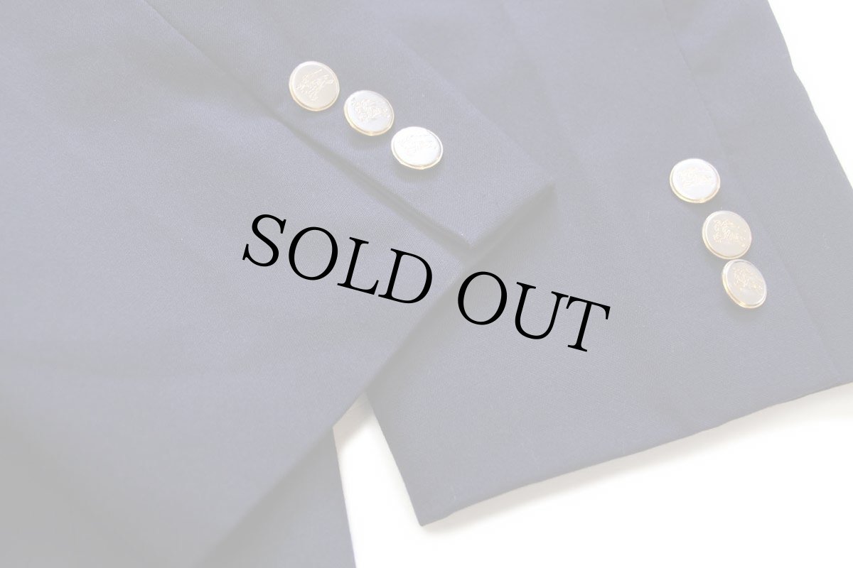 画像9: 80s USA製 Burberrysバーバリー PRORSUM nordstrom 2つボタン ウール テーラードジャケット 紺ブレ★ブレザー (9)