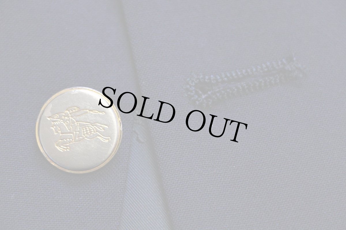 画像7: 80s USA製 Burberrysバーバリー PRORSUM nordstrom 2つボタン ウール テーラードジャケット 紺ブレ★ブレザー (7)