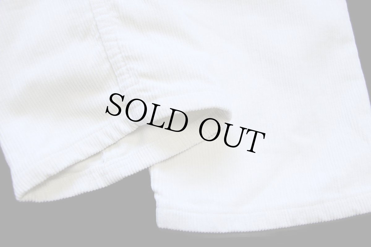 画像8: 90s フランス製 Levi'sリーバイス コーデュロイパンツ オフホワイト w31★ユーロ (8)