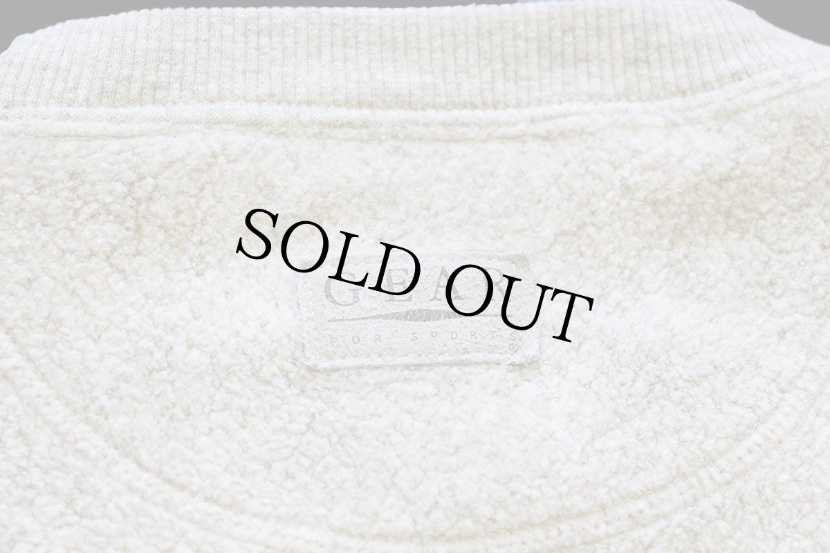 画像6: 90s USA製 Disneyディズニー THE LION KING BROADWAY MUSICAL ライオンキング 刺繍 パイル スウェット ベージュ L (6)