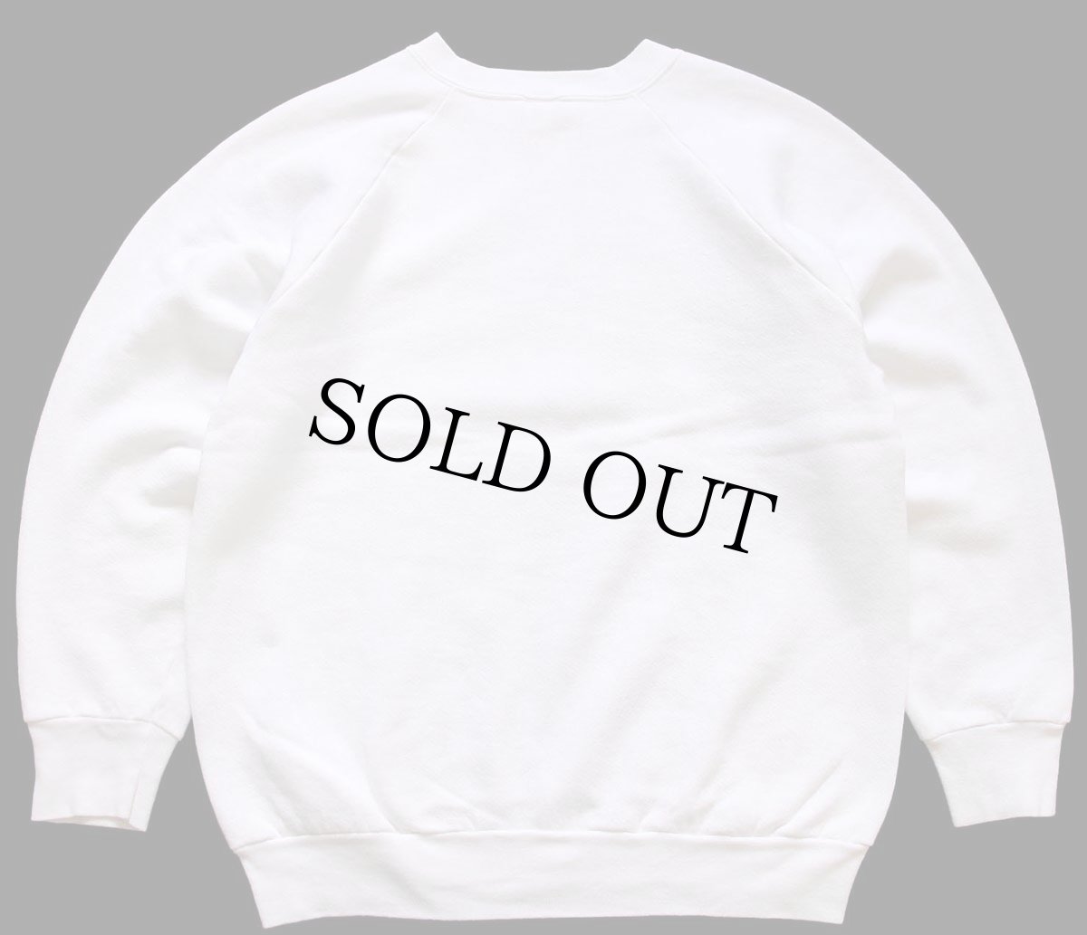 画像2: 80s USA製 SIGMA BETA CHI フラタニティ スウェット 白 L (2)