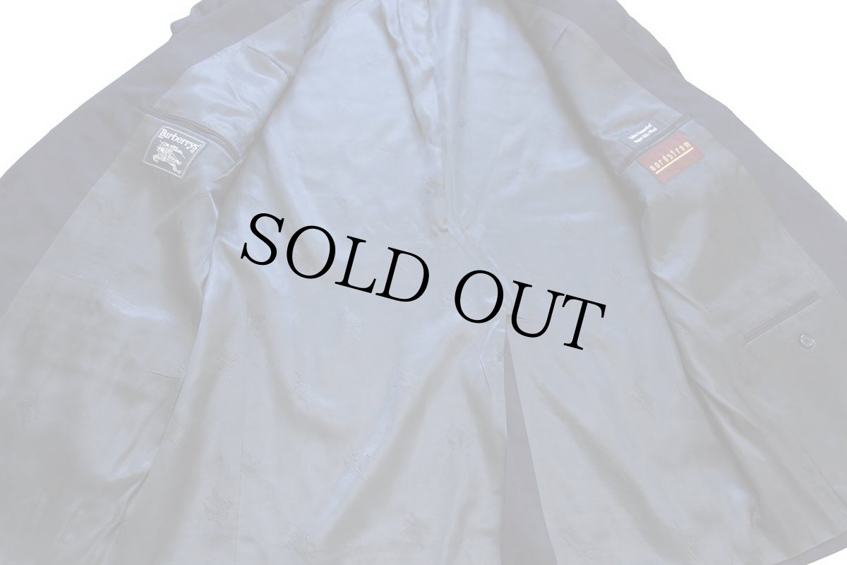 画像6: 80s USA製 Burberrysバーバリー PRORSUM nordstrom 2つボタン ウール テーラードジャケット 紺ブレ★ブレザー (6)