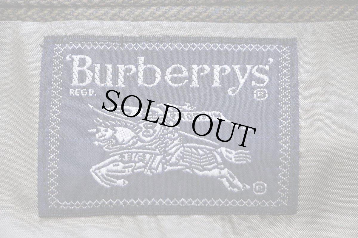 画像4: 80s USA製 Burberrys PRORSUM バーバリー SAKS FIFTH AVENUE 2つボタン ヘリンボーン ツイード ウール テーラードジャケット★ブレザー (4)