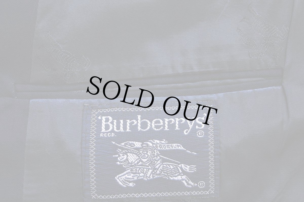画像4: 80s USA製 Burberrysバーバリー PRORSUM nordstrom 2つボタン ウール テーラードジャケット 紺ブレ★ブレザー (4)