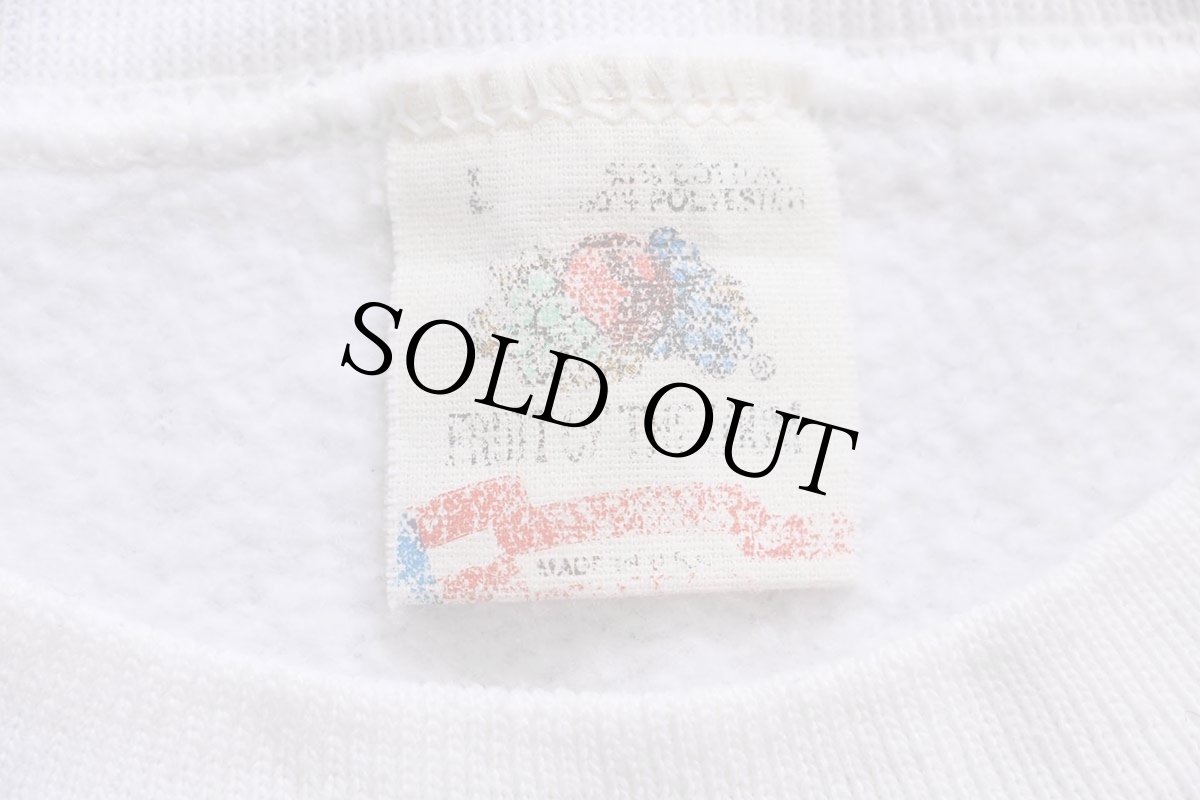 画像4: 80s USA製 SIGMA BETA CHI フラタニティ スウェット 白 L (4)