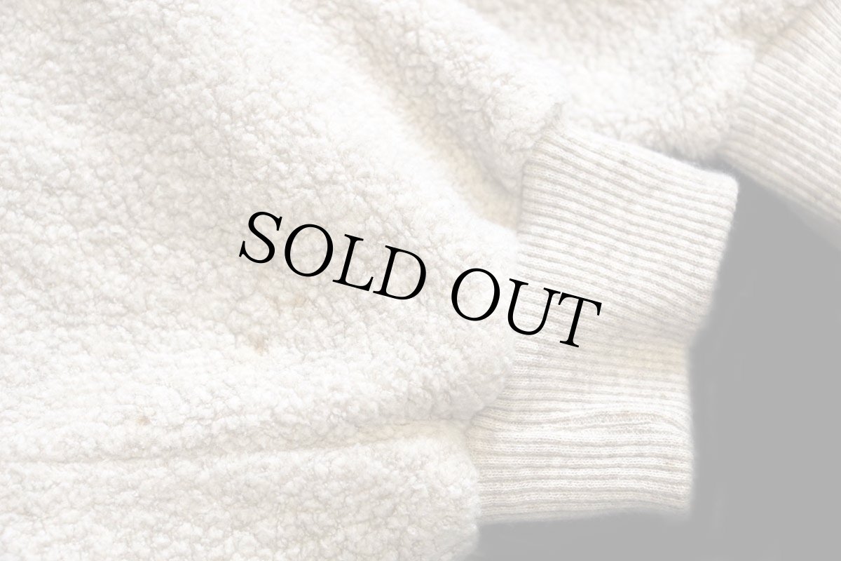 画像7: 90s USA製 Disneyディズニー THE LION KING BROADWAY MUSICAL ライオンキング 刺繍 パイル スウェット ベージュ L (7)