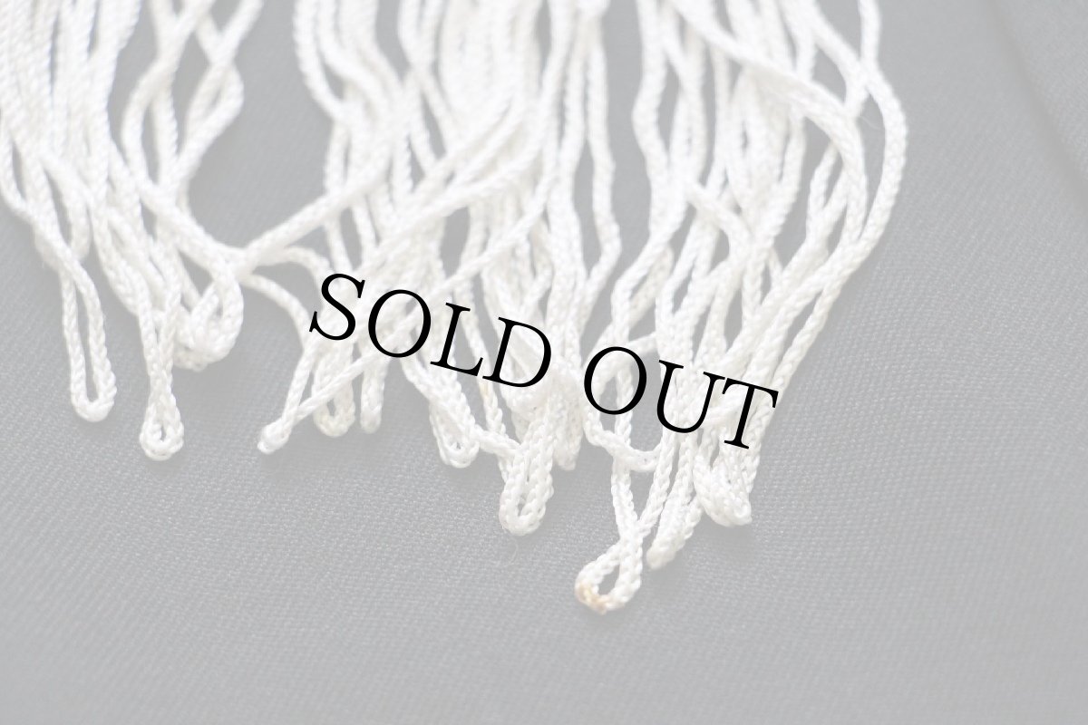 画像7: 70s USA製 HBARC 音符 チェーン刺繍&フリンジ ロカビリー ウエスタンシャツ 黒 17.5 (7)