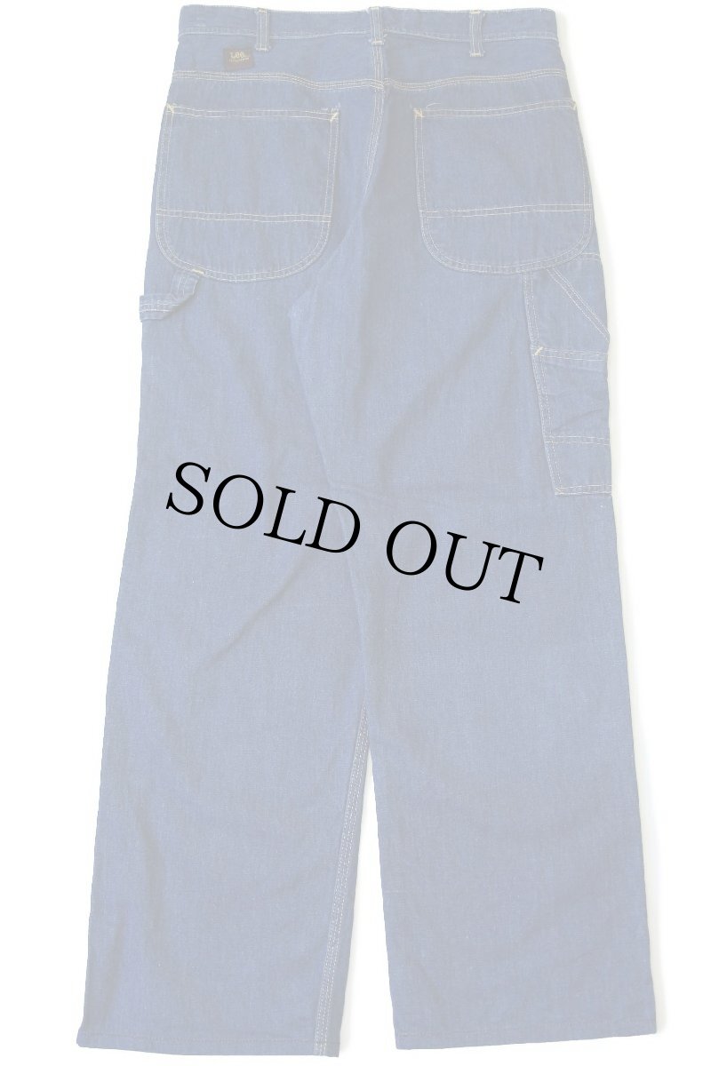 画像3: 60s USA製 Leeリー 191Z JELT DENIMジェルトデニム ペインターパンツ w34 (3)