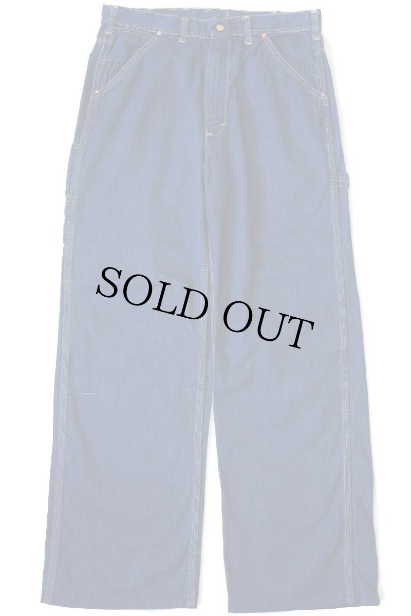 画像2: 60s USA製 Leeリー 191Z JELT DENIMジェルトデニム ペインターパンツ w34 (2)