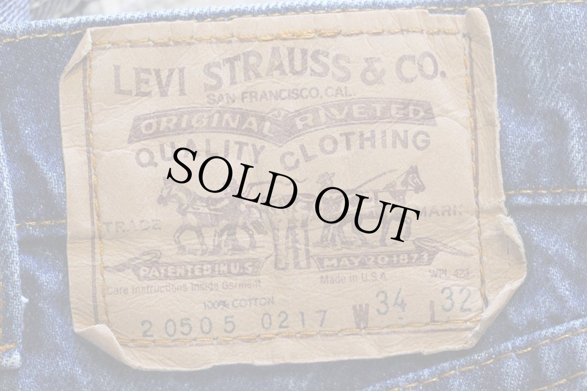 画像6: 80s USA製 Levi'sリーバイス 505 デニムパンツ w34★142 (6)