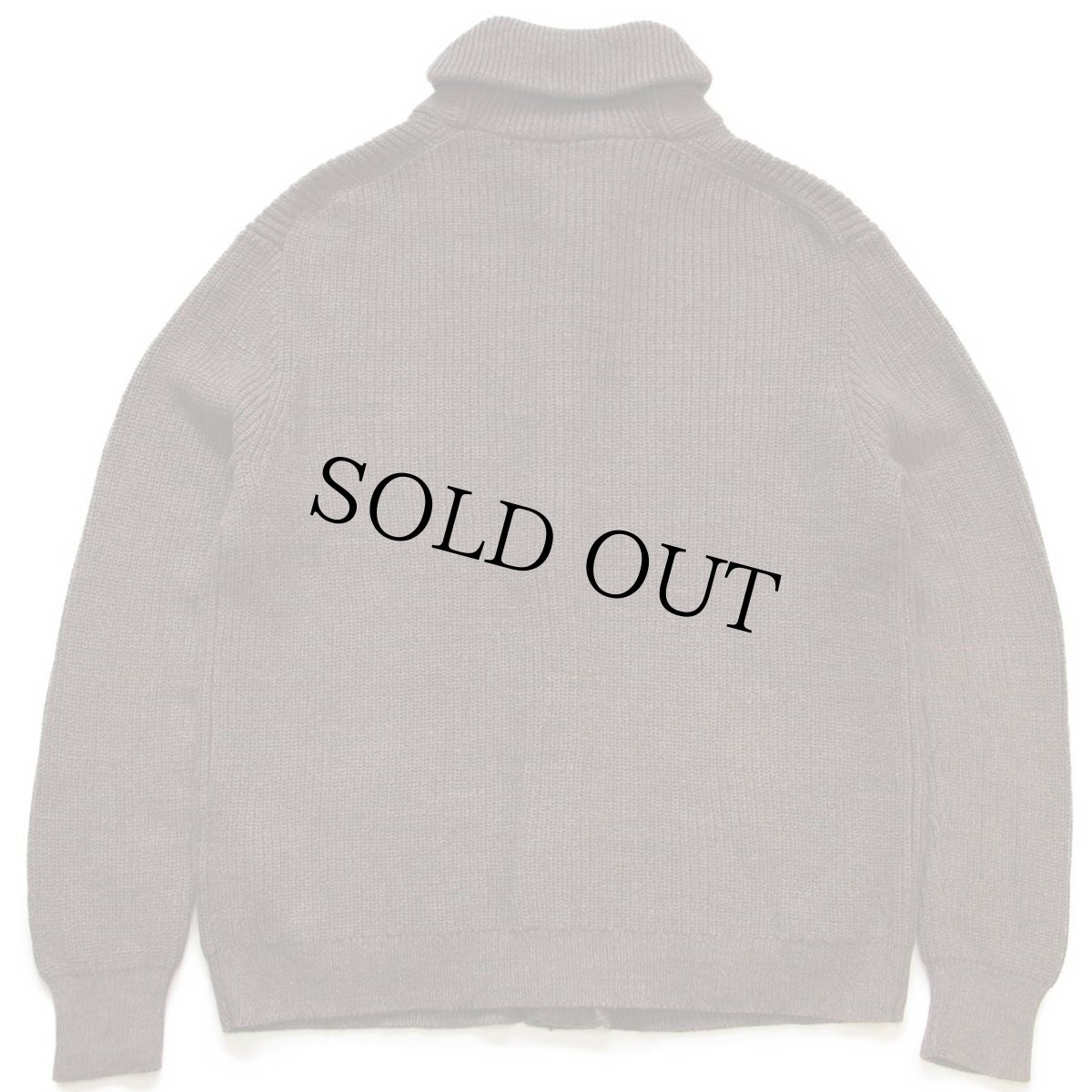 画像2: ポロ ラルフローレン ショールカラー パチポケ ローゲージ コットンニット カーディガン オリーブ ミックス L (2)