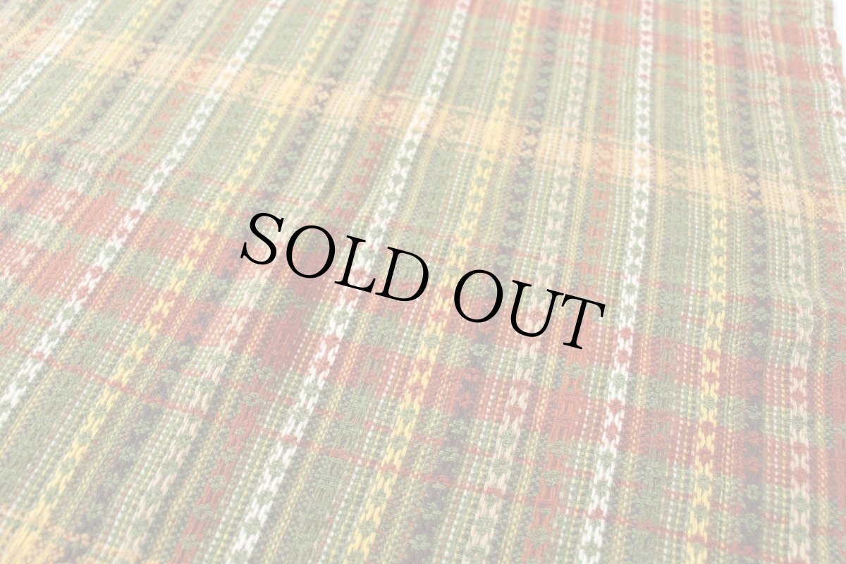 画像5: 60s AMANA 織り柄 ウール ブランケット (5)