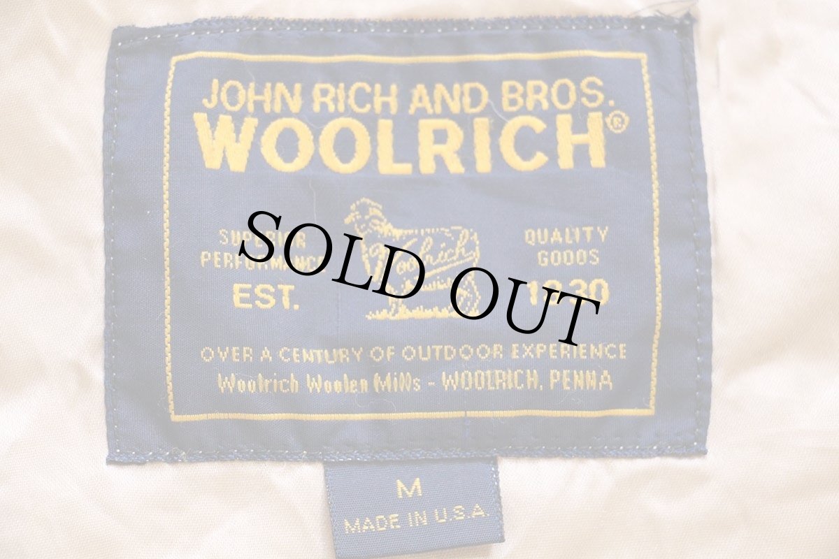 画像4: 00s USA製 WOOLRICH JOHN RICH&BROS ウールリッチ コヨーテファー アークティックパーカー ダウンコート 黒★B-9タイプ (4)