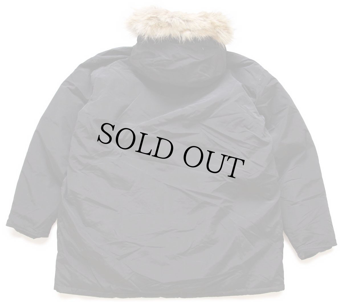 画像2: 00s USA製 WOOLRICH JOHN RICH&BROS ウールリッチ コヨーテファー アークティックパーカー ダウンコート 黒★B-9タイプ (2)