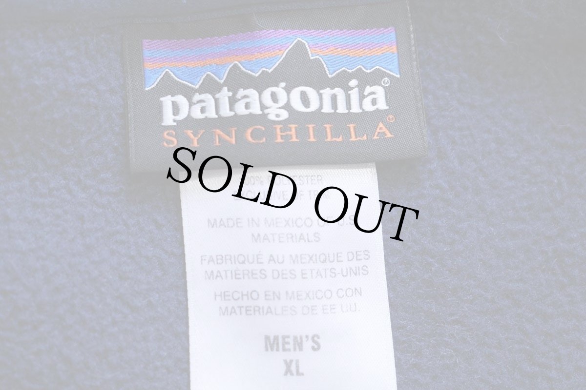 画像4: メキシコ製 patagoniaパタゴニア NT COACH 刺繍 シンチラ フリースベスト CNY XL (4)