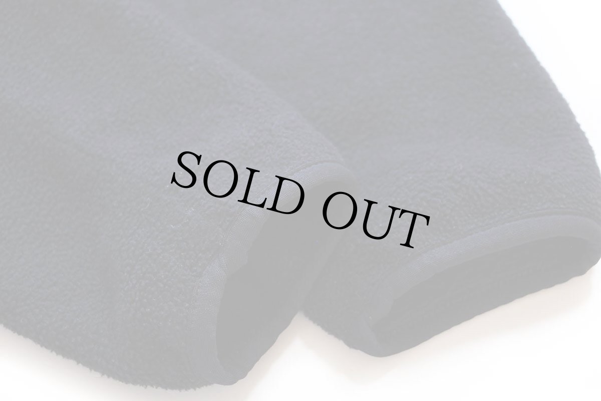 画像6: 00s patagoniaパタゴニア Full Throttle ロゴ刺繍 マースピアル ハーフジップ シンチラ フリース 黒 M (6)