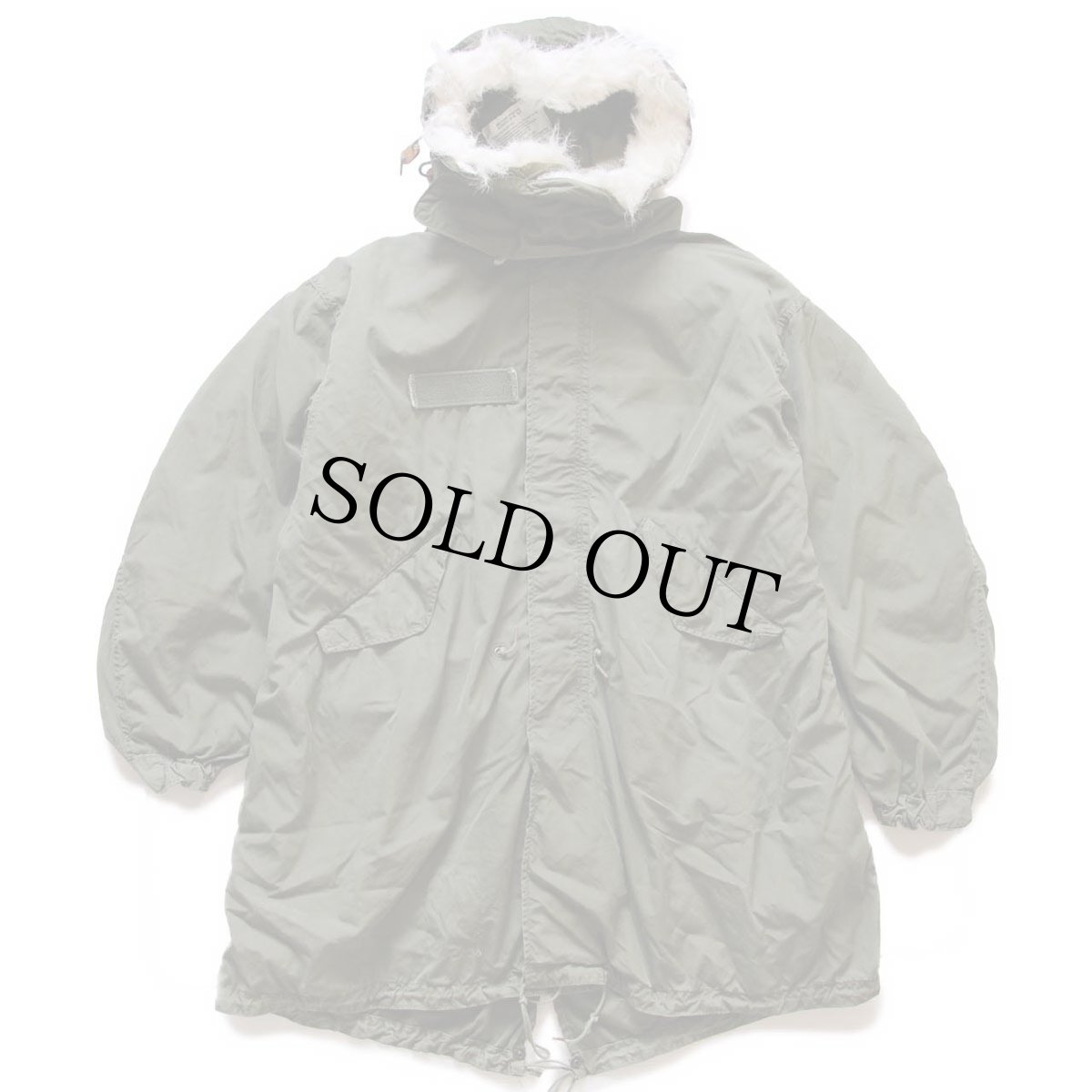 画像1: 70s 米軍 U.S.ARMY キルティングライナー&フード付き M-65パーカー★ALPHAアルファ モッズコート フィッシュテール フルセット (1)