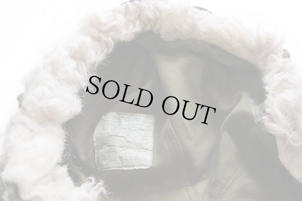 画像8: 80s 米軍 U.S.ARMY キルティングライナー&フード付き M-65 パーカー S★モッズコート フィッシュテール フルセット (8)