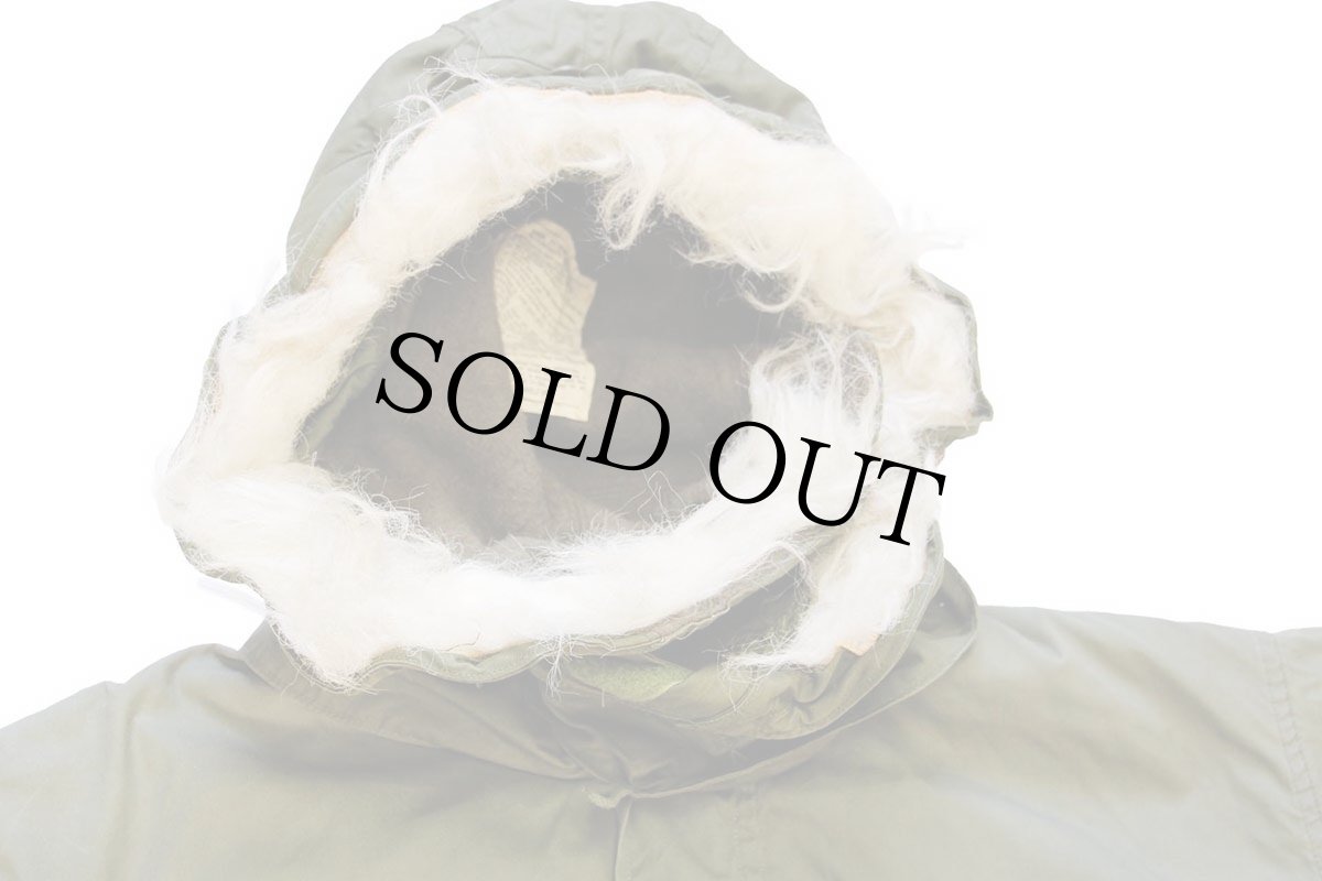 画像3: 70s 米軍 U.S.ARMY キルティングライナー&フード付き M-65 パーカー S-R★モッズコート フィッシュテール フルセット (3)