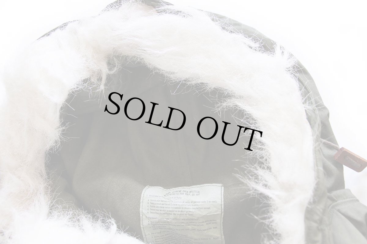 画像8: 80s 米軍 U.S.ARMY M-65 パーカー キルティングライナー&フード付き S★B モッズコート フィッシュテール フルセット (8)