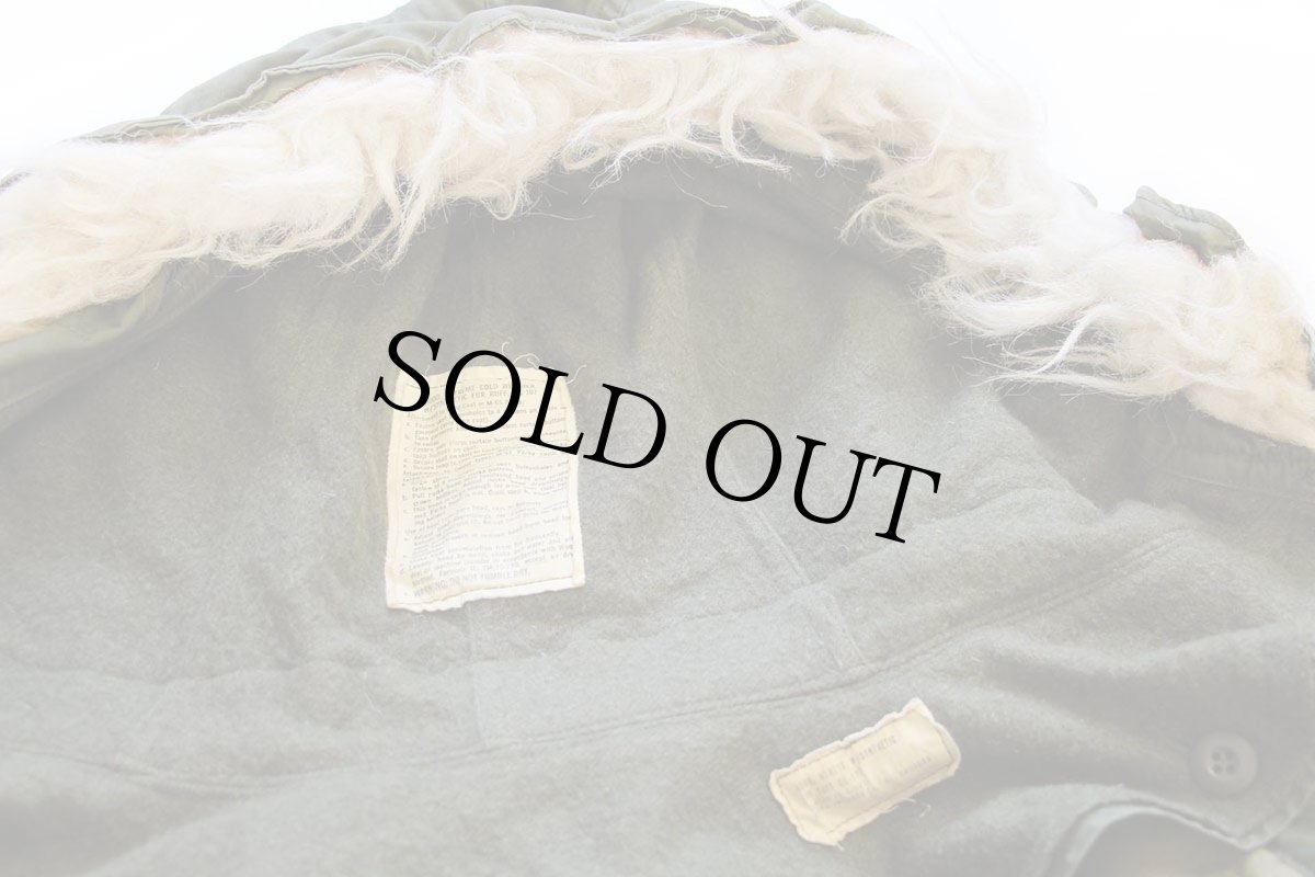 画像7: 80s 米軍 U.S.ARMY キルティングライナー&フード付き M-65 パーカー XS★モッズコート フィッシュテール フルセット (7)