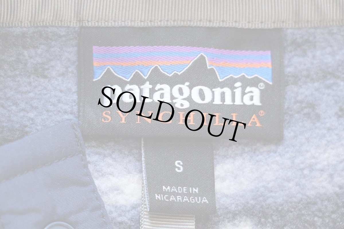 画像4: patagoniaパタゴニア 総柄 シンチラ フリース スナップT SKSB S (4)