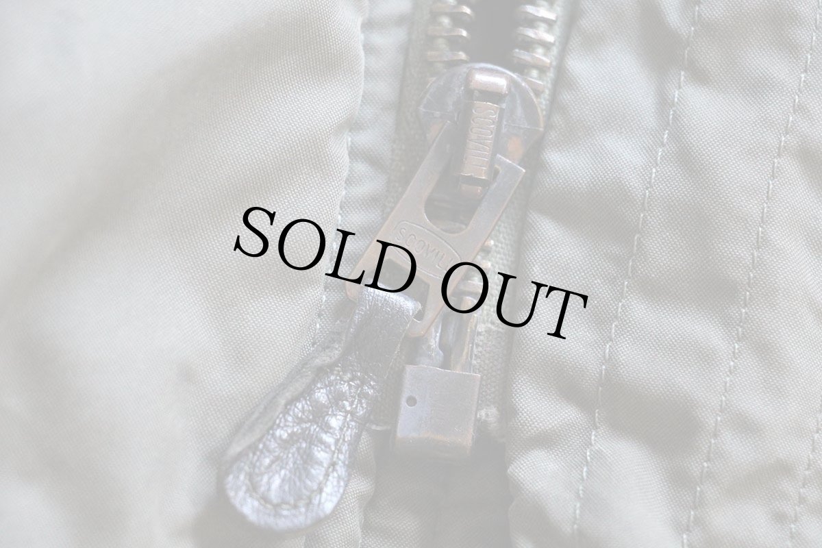 画像6: 60s 米軍 USAF N-3B リアルファー フライトジャケット セージグリーン L (6)