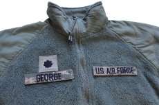 画像3: 10 米軍 U.S.AIR FORCE パッチ付き ECWCS GEN3 LEVEL3 フリースジャケット フォリアージグリーン M-R (3)