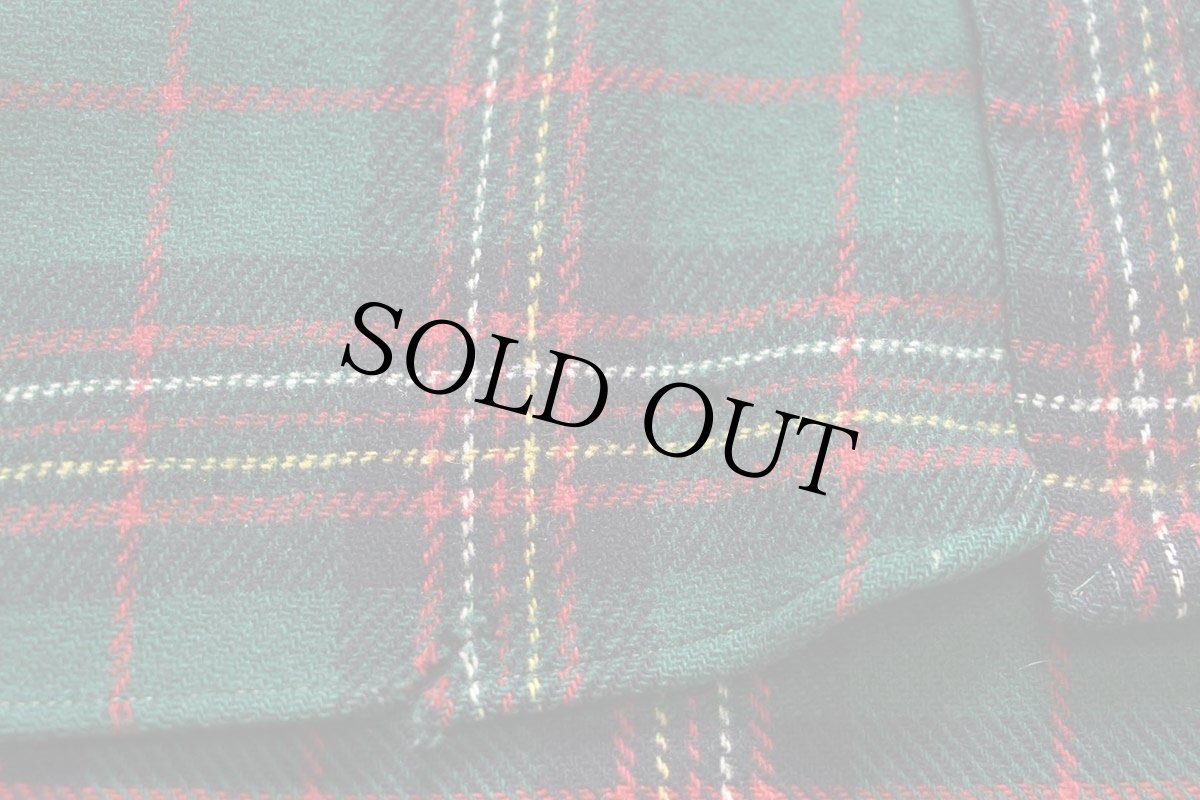 画像7: 40s McGREGORマクレガー タータンチェック マチ付き ウールシャツ ボロ (7)