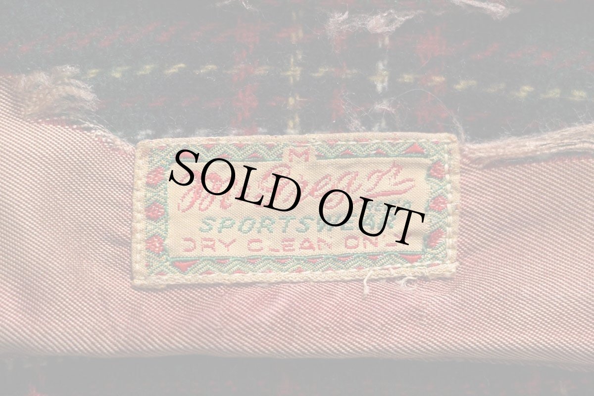 画像4: 40s McGREGORマクレガー タータンチェック マチ付き ウールシャツ ボロ (4)