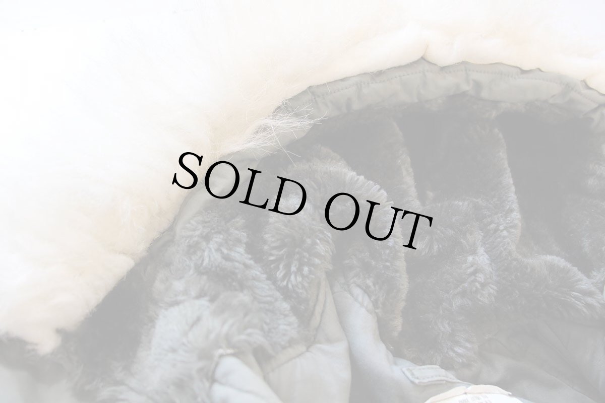 画像6: 80s 米軍 USAF N-3B フライトジャケット セージグリーン M (6)