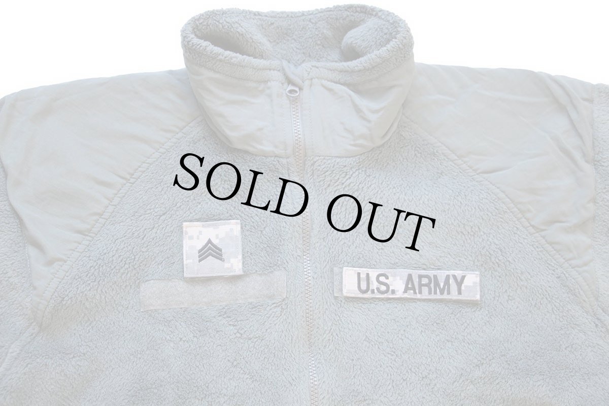 画像3: 00s 米軍 U.S.ARMY パッチ付き ECWCS GEN3 LEVEL3 POLARTEC フリースジャケット フォリアージグリーン XL-R (3)