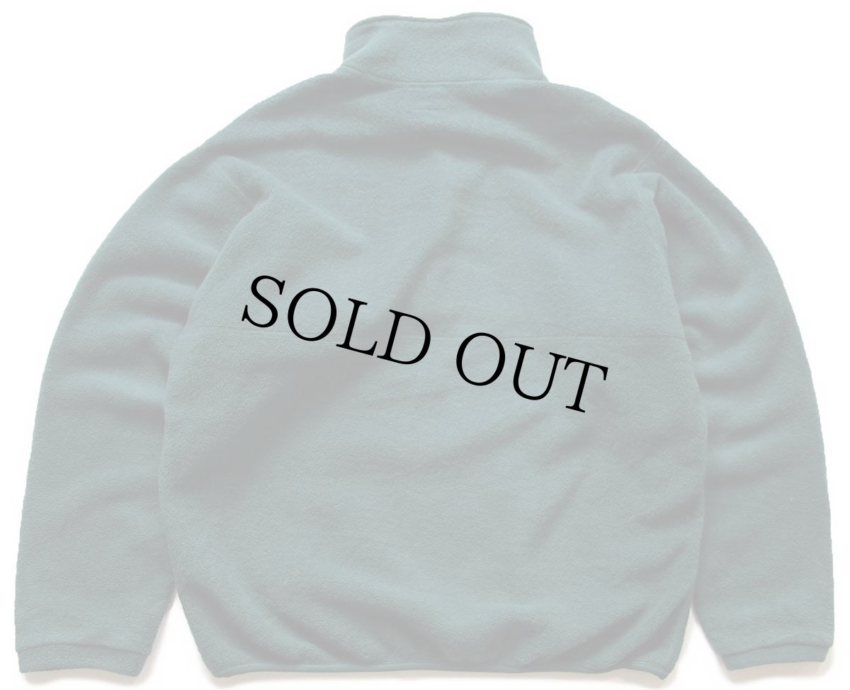 画像2: 80s USA製 SNOWLION チロリアンテープ プルオーバー フリース 緑 S (2)