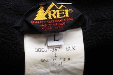 画像5: 90s USA製 REI POLARTEC フリースジャケット 黒 L (5)