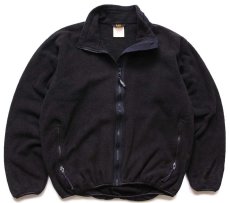 画像1: 90s USA製 REI POLARTEC フリースジャケット 黒 L (1)