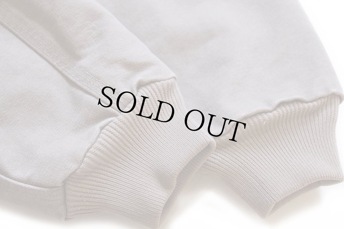 画像6: メキシコ製 carharttカーハート キルティングライナー ダック地 アクティブジャケット パーカー グレーブラウン S (6)