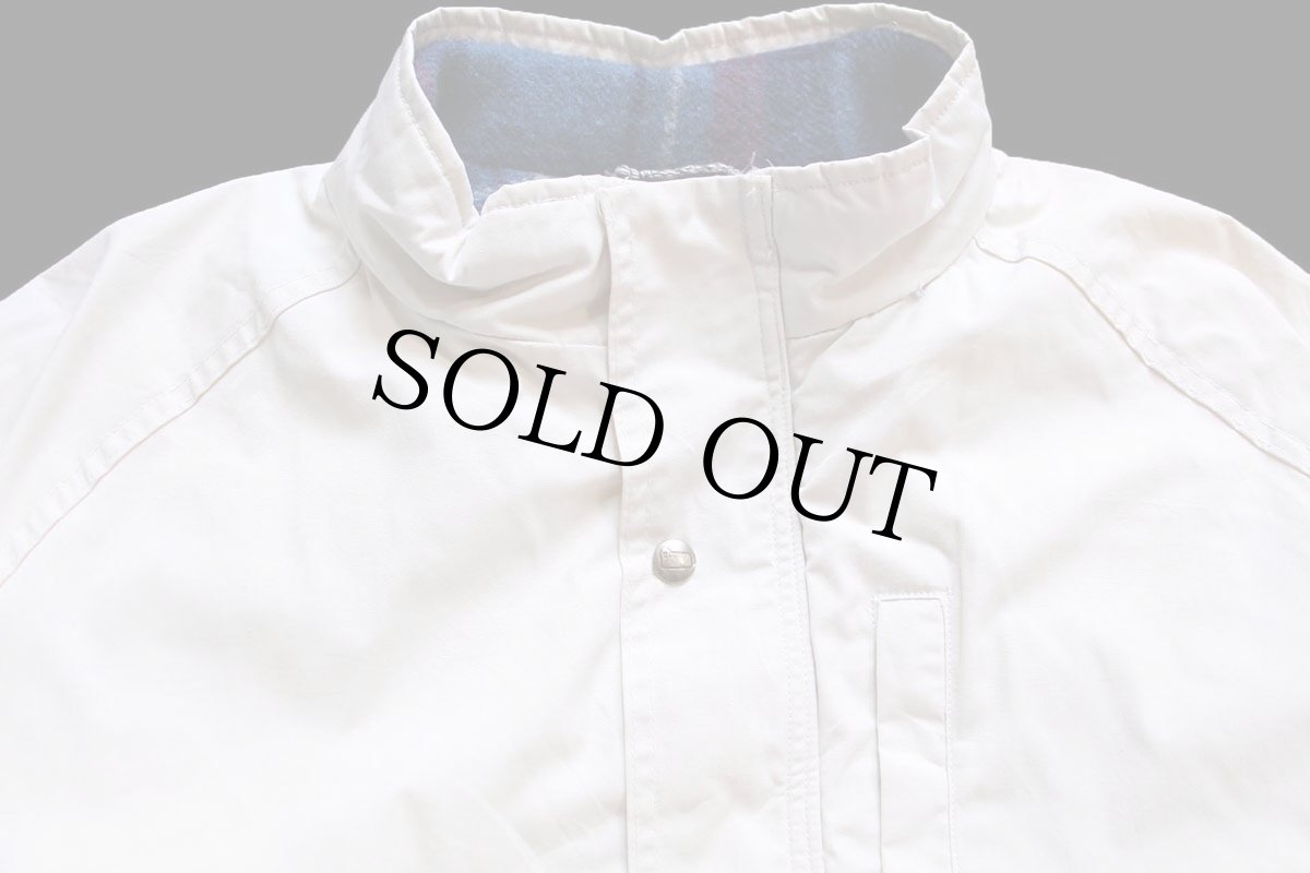 画像3: 80s USA製 Woolrichウールリッチ タータンチェック ウールライナー マウンテンジャケット カスタム アイボリー (3)