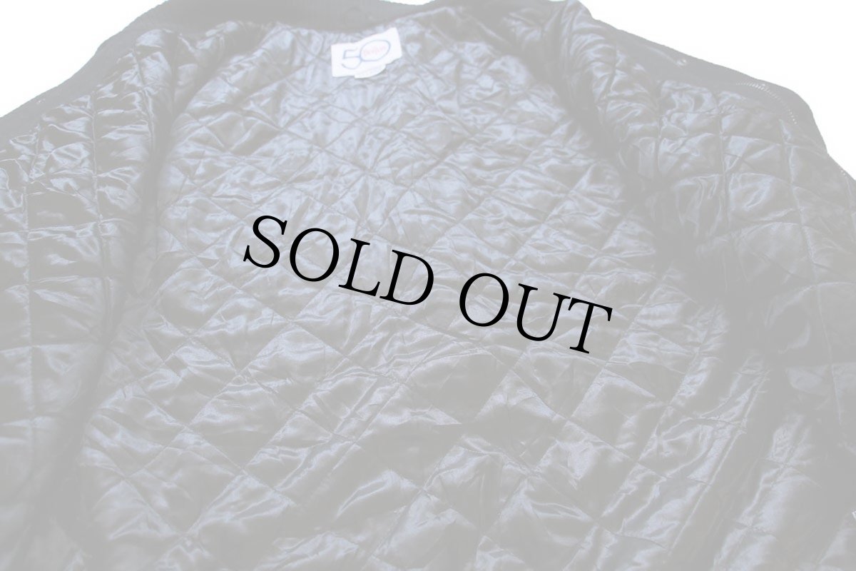 画像6: THE BEATLES American Tour 1964 ビートルズ 50周年 パッチ&チェーンステッチ メルトン ウール スタジャン 黒 XXL★特大 (6)