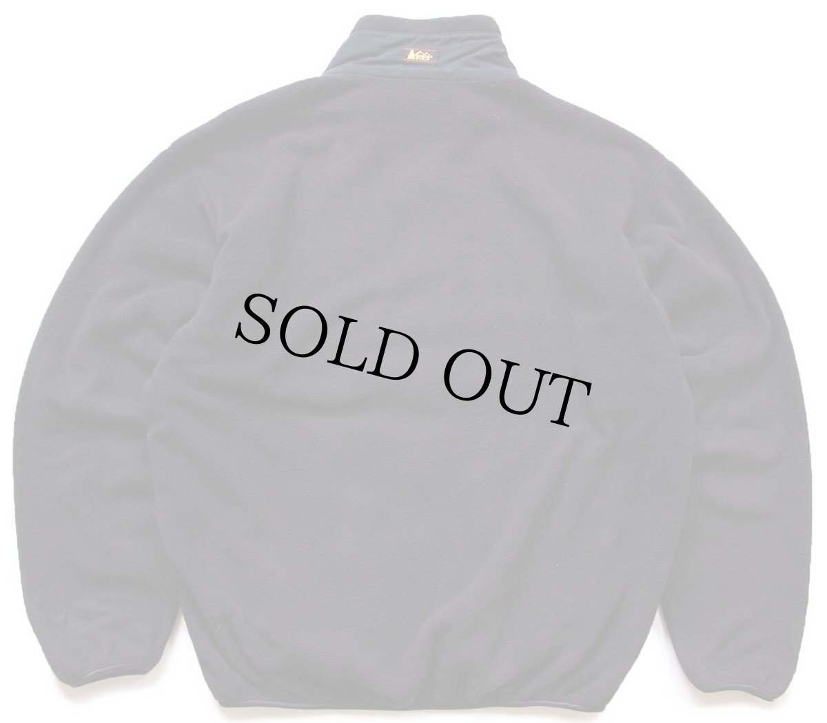 画像2: 90s USA製 REI POLARTEC フリースジャケット 黒 L (2)