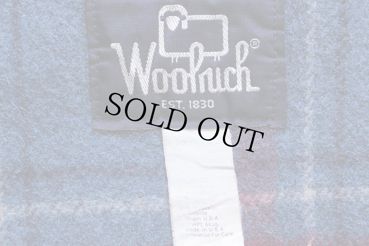 画像4: 80s USA製 Woolrichウールリッチ タータンチェック ウールライナー マウンテンジャケット カスタム アイボリー (4)