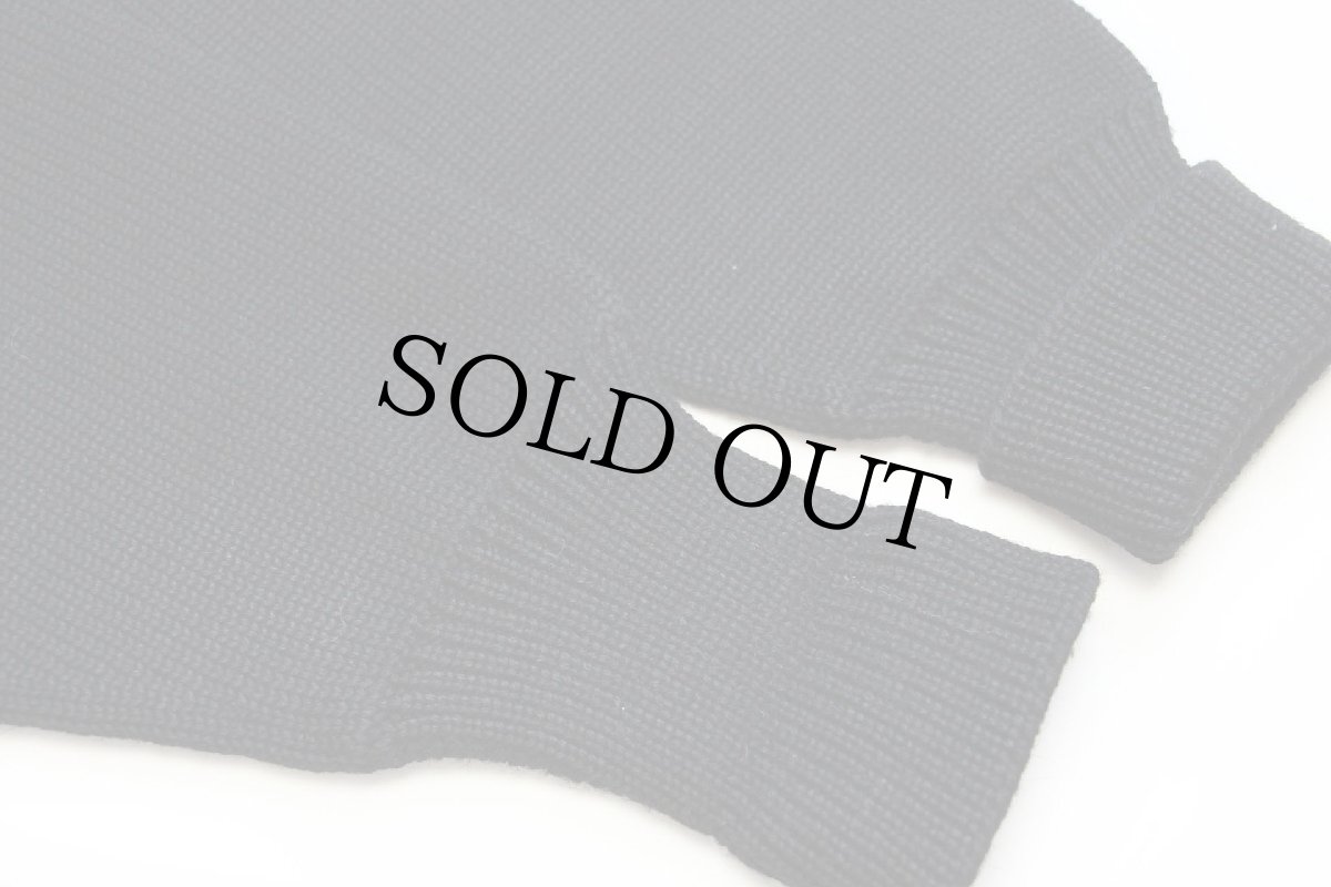 画像8: 50s Kandel ウールニット レタードカーディガン 黒 (8)