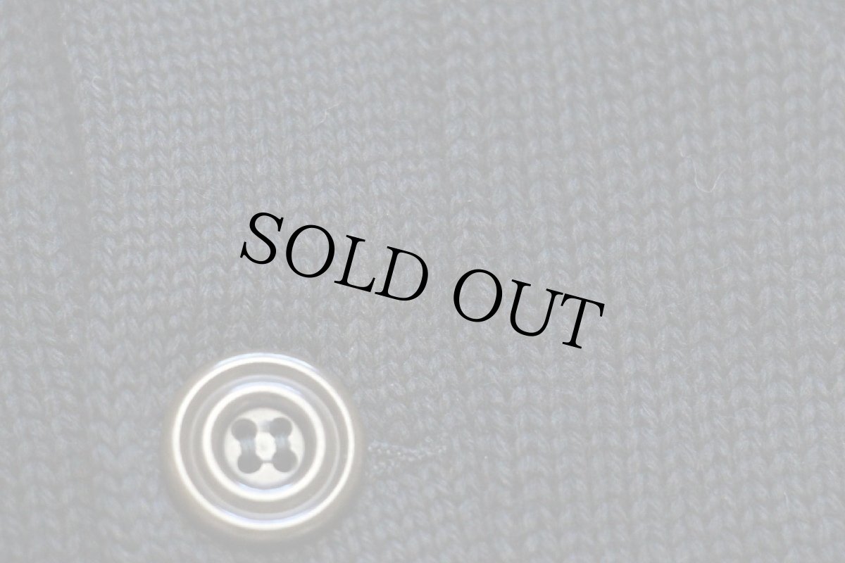 画像5: 50s Stadium ウールニット レタードカーディガン 黒 (5)