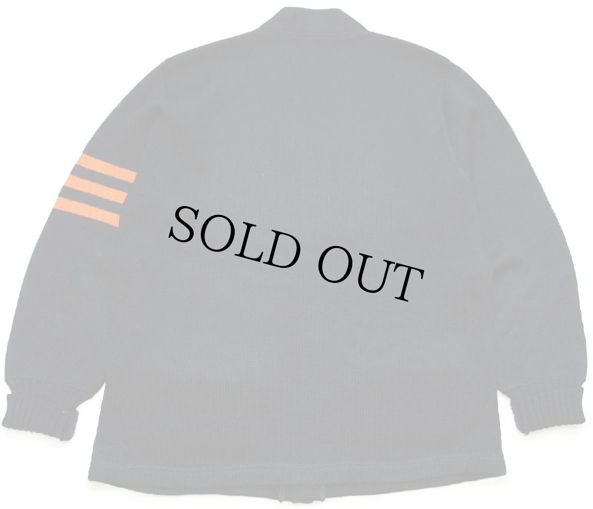 画像2: 50s Stadium ウールニット レタードカーディガン 黒 (2)