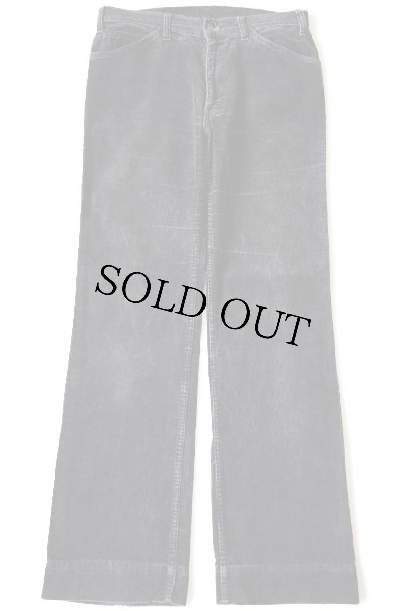 画像2: 90s ベルギー製 Levi'sリーバイス フレア コーデュロイパンツ 黒 W33★ユーロ (2)