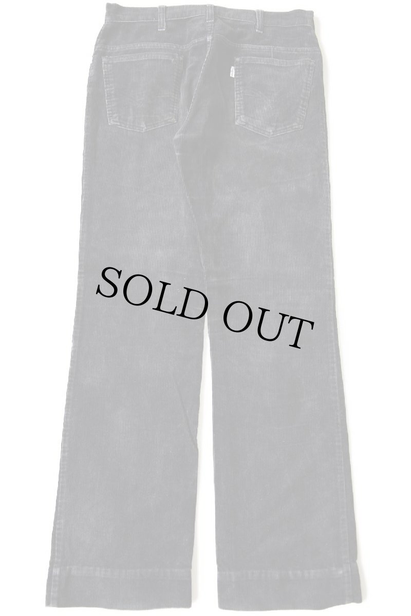 画像3: 90s ベルギー製 Levi'sリーバイス フレア コーデュロイパンツ 黒 W33★ユーロ (3)