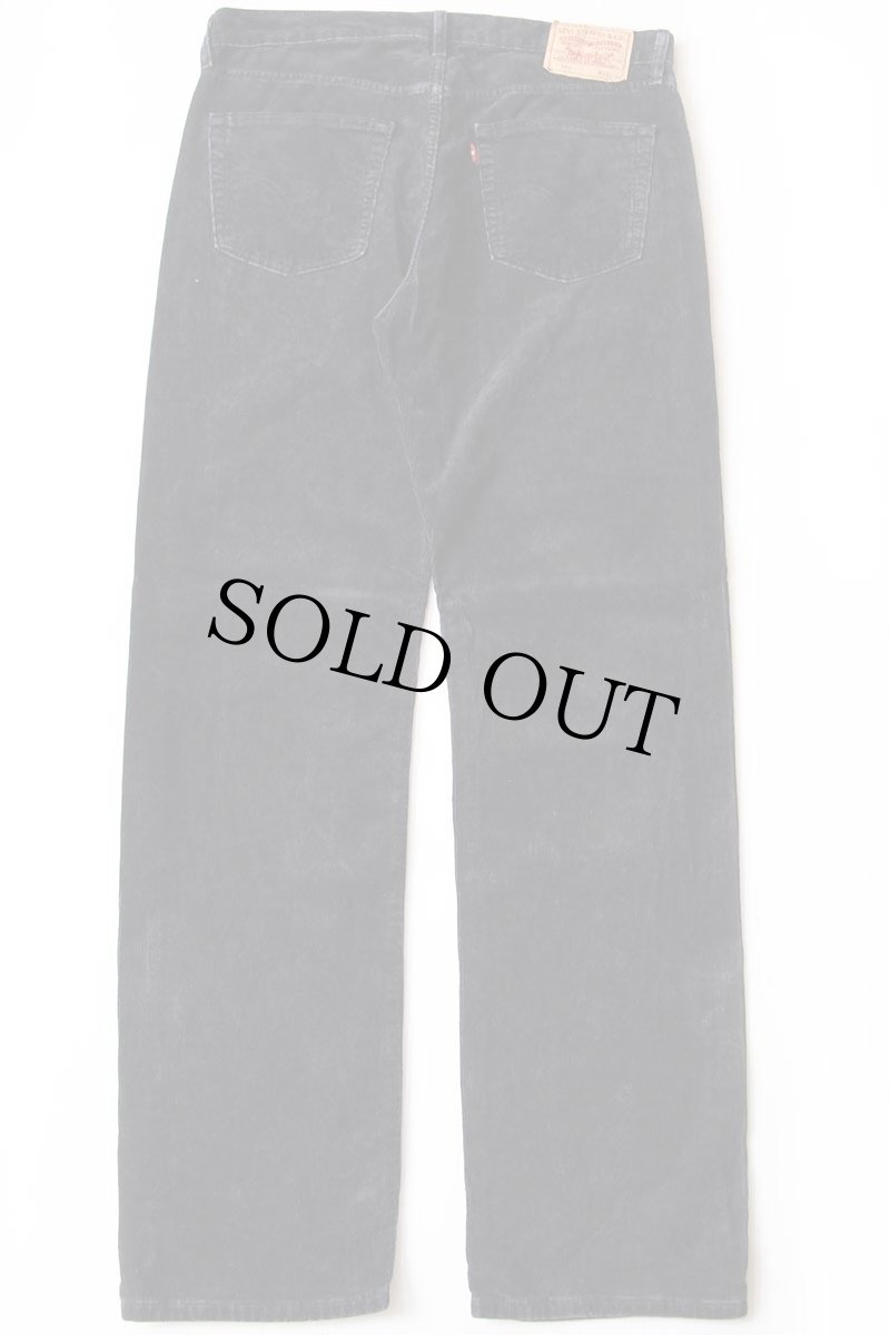 画像3: 00s トルコ製 Levi'sリーバイス 751 コーデュロイパンツ 黒 W36 L34★ユーロ (3)