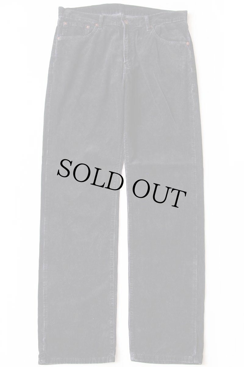 画像2: 00s トルコ製 Levi'sリーバイス 751 コーデュロイパンツ 黒 W36 L34★ユーロ (2)