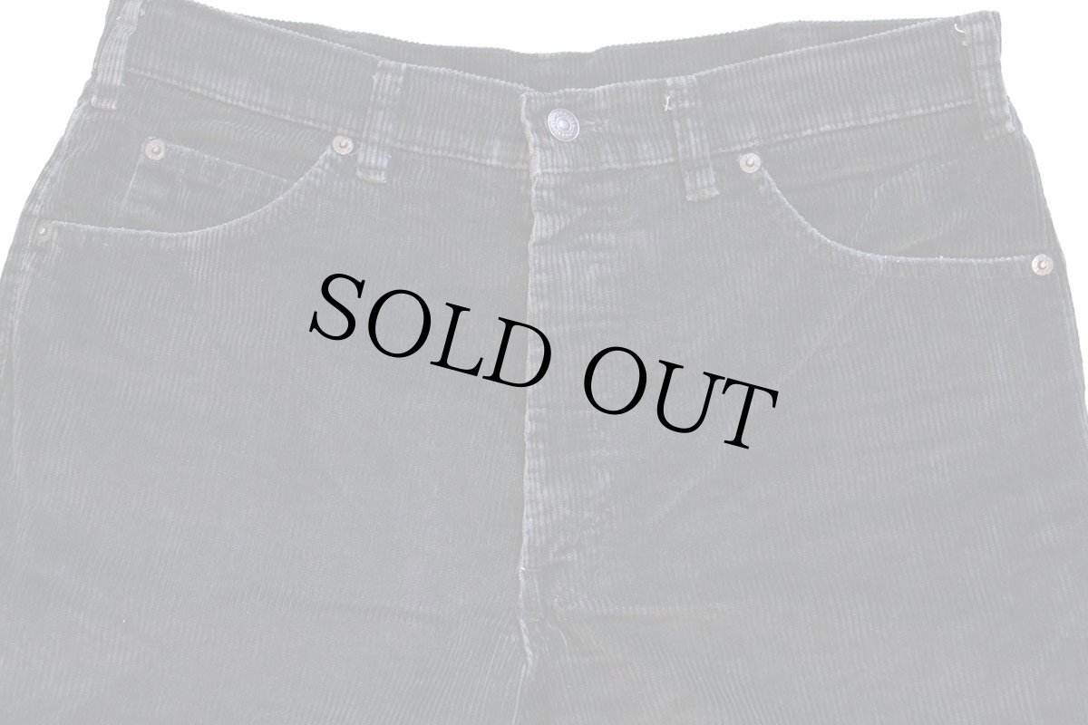 画像4: 80s Levi'sリーバイス 22135 コーデュロイパンツ 黒 W34 L36 (4)