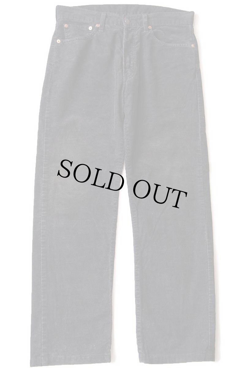 画像2: 90s Levi'sリーバイス 551 コーデュロイパンツ 黒 W31★ユーロ (2)